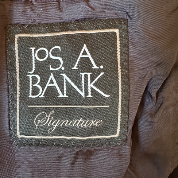 *JOS. A. BANK* Black x Gold Signature Traditional Fit Blazer Suit Jacket - Picture 8 of 9